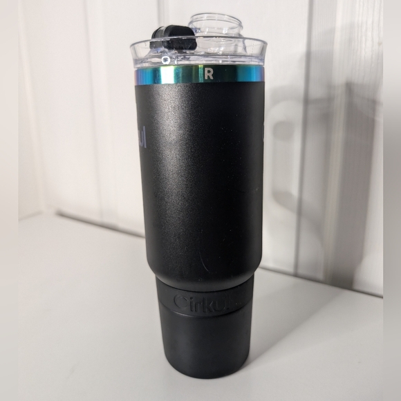 Cirkul Tumbler 30 Oz On The Go StrawSip Black Insulated Stainless Steel Handle - Picture 5 of 10